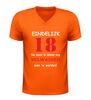 foto 3 V hals shirt achttien jaar eindelijk 18 nu moet ik nog volwassen worden grappig verjaardag shirt