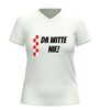 foto 12 V-hals shirt da witte nie met rood Brabants t-shirt voor carnaval en feest