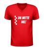 foto 4 V-hals shirt da witte nie met rood Brabants t-shirt voor carnaval en feest