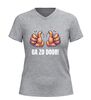 foto 11 V-hals shirt ga zo door met twee duimen print