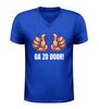 foto 2 V-hals shirt ga zo door met twee duimen print