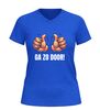 foto 8 V-hals shirt ga zo door met twee duimen print