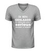 foto 5 V-hals shirt ik ben geslaagd en wil per direct serieus genomen worden geslaagd shirt