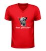 foto 4 V hals shirt met geit geen gemekker humoristisch t-shirt