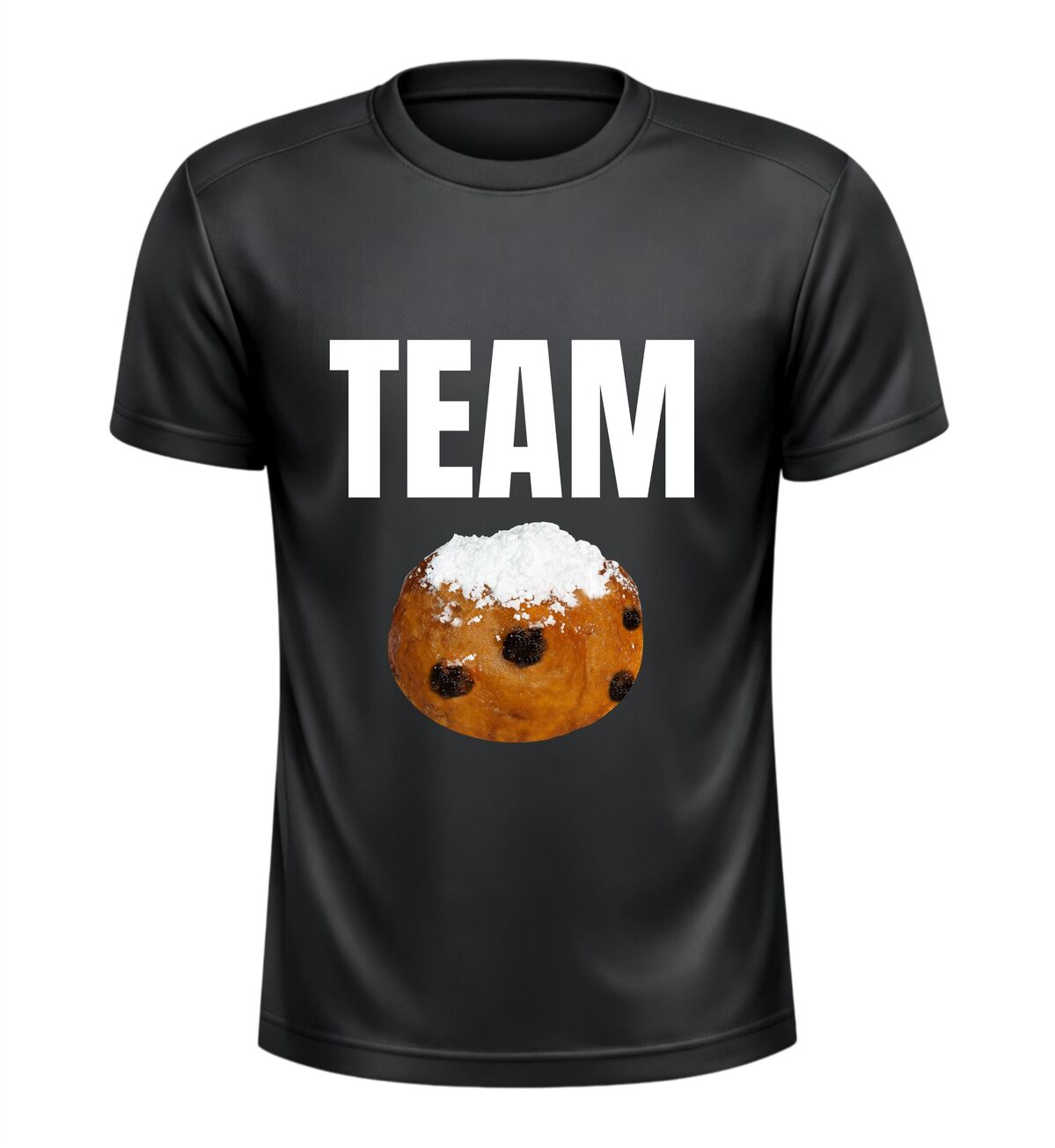 V hals sportshirt team oliebol origineel teamshirt voor events