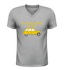 foto 5 V hals t-shirt Citroën 2CV  ik zat nu liever in mijn eendje deux chevaux liefhebbers Shirt