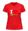 foto 10 V-hals t-shirt l love frikandel speciaal grappig snack shirt