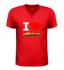 foto 4 V-hals t-shirt l love frikandel speciaal grappig snack shirt