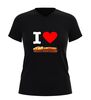 foto 7 V-hals t-shirt l love frikandel speciaal grappig snack shirt