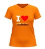 foto 9 V-hals t-shirt l love frikandel speciaal grappig snack shirt
