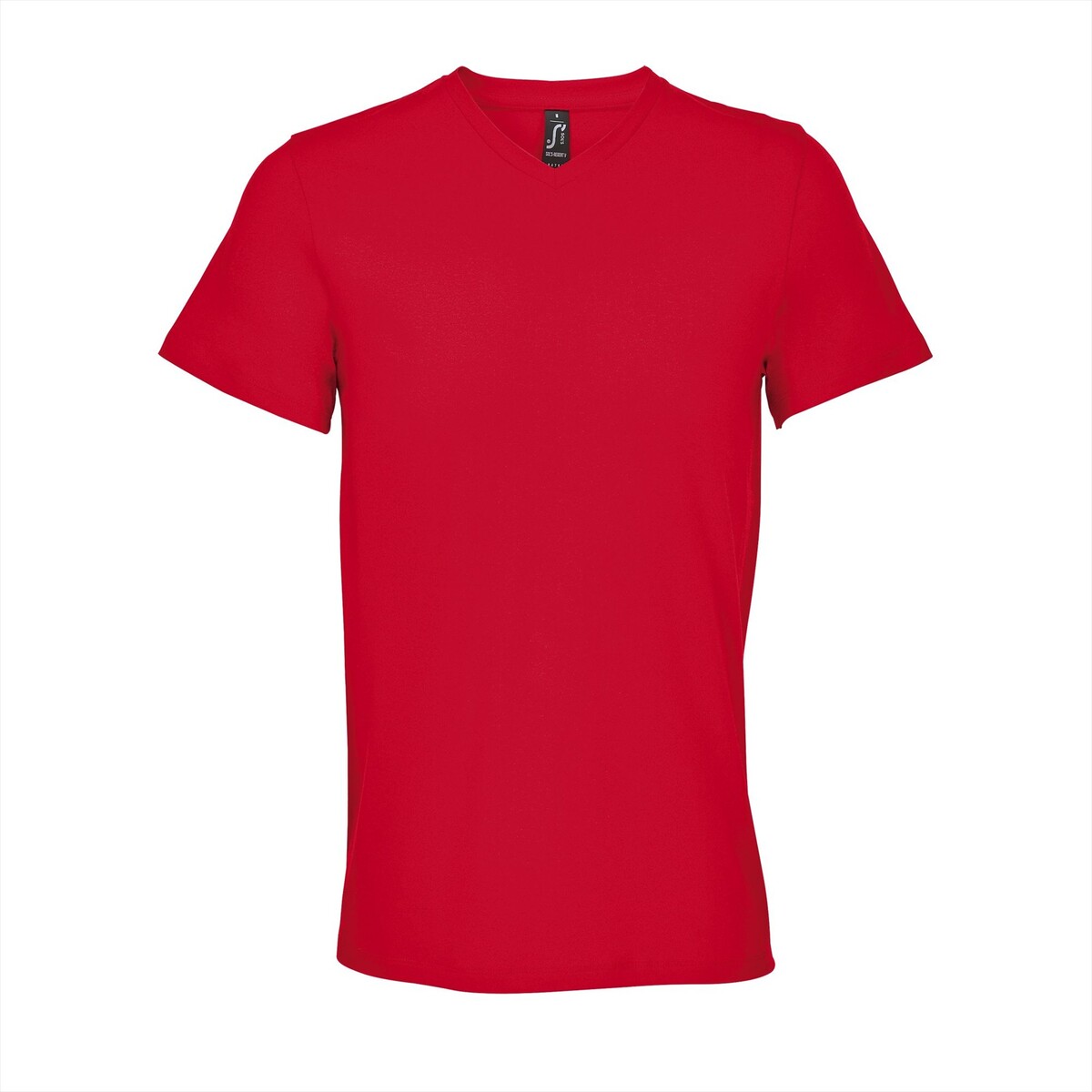 V-hals T-shirt Unisex Sol's Regent rood