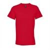 V-hals T-shirt Unisex Sols Regent rood