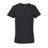 V-hals T-shirt Unisex Sols Regent zwart