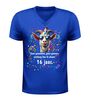 foto 2 V hals verjaardag shirt 16 jaar geen gemekker geen gemaar met grappige geit print