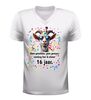 foto 6 V hals verjaardag shirt 16 jaar geen gemekker geen gemaar met grappige geit print