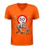 foto 3 V-hals verjaardag shirt 50 Jaar  humoristische rollator afbeelding