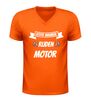 foto 3 Heren v-hals motor shirt echte mannen rijden motor perfect cadeau voor bikers