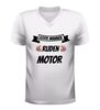 foto 6 Heren v-hals motor shirt echte mannen rijden motor perfect cadeau voor bikers