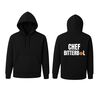 Hoodie chef bitterbal met bitterbal afbeelding grappige trui voor snackliefhebber