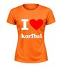 foto 14 I love korfbal t-shirt sport shirt voor korfbal liefhebber