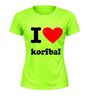 foto 17 I love korfbal t-shirt sport shirt voor korfbal liefhebber
