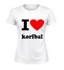 foto 18 I love korfbal t-shirt sport shirt voor korfbal liefhebber