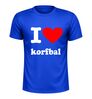 foto 2 I love korfbal t-shirt sport shirt voor korfbal liefhebber