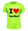 foto 8 I love korfbal t-shirt sport shirt voor korfbal liefhebber