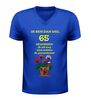 foto 2 Ik ben 65 en zit nog lang niet achter de geraniums t-shirt v hals grappig 65 jaar cadeau