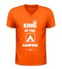 foto 3 King of the camping v-hals t-shirt perfect shirt voor kampeer koning