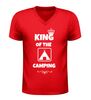 foto 4 King of the camping v-hals t-shirt perfect shirt voor kampeer koning