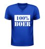 foto 2 V hals t-shirt 100% boer trots en stoer boeren shirt