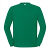 Sweater Fruit of the Loom Iconic college green