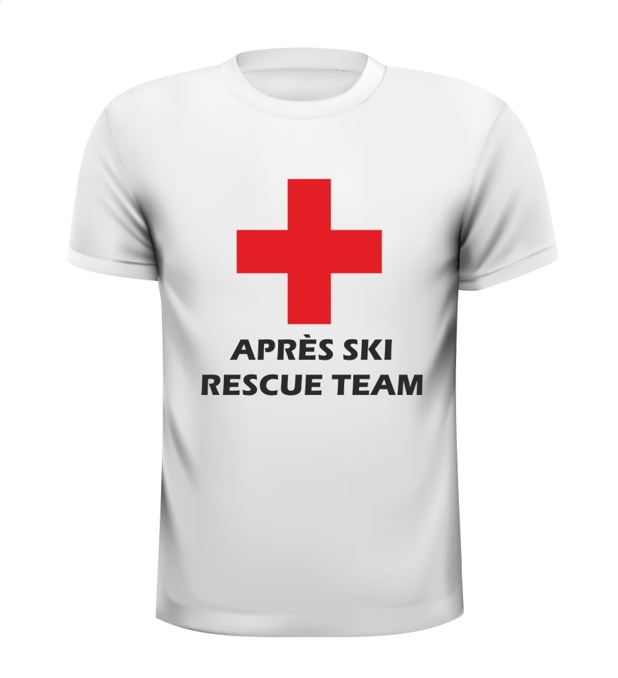 Apres ski rescue team t-shirt