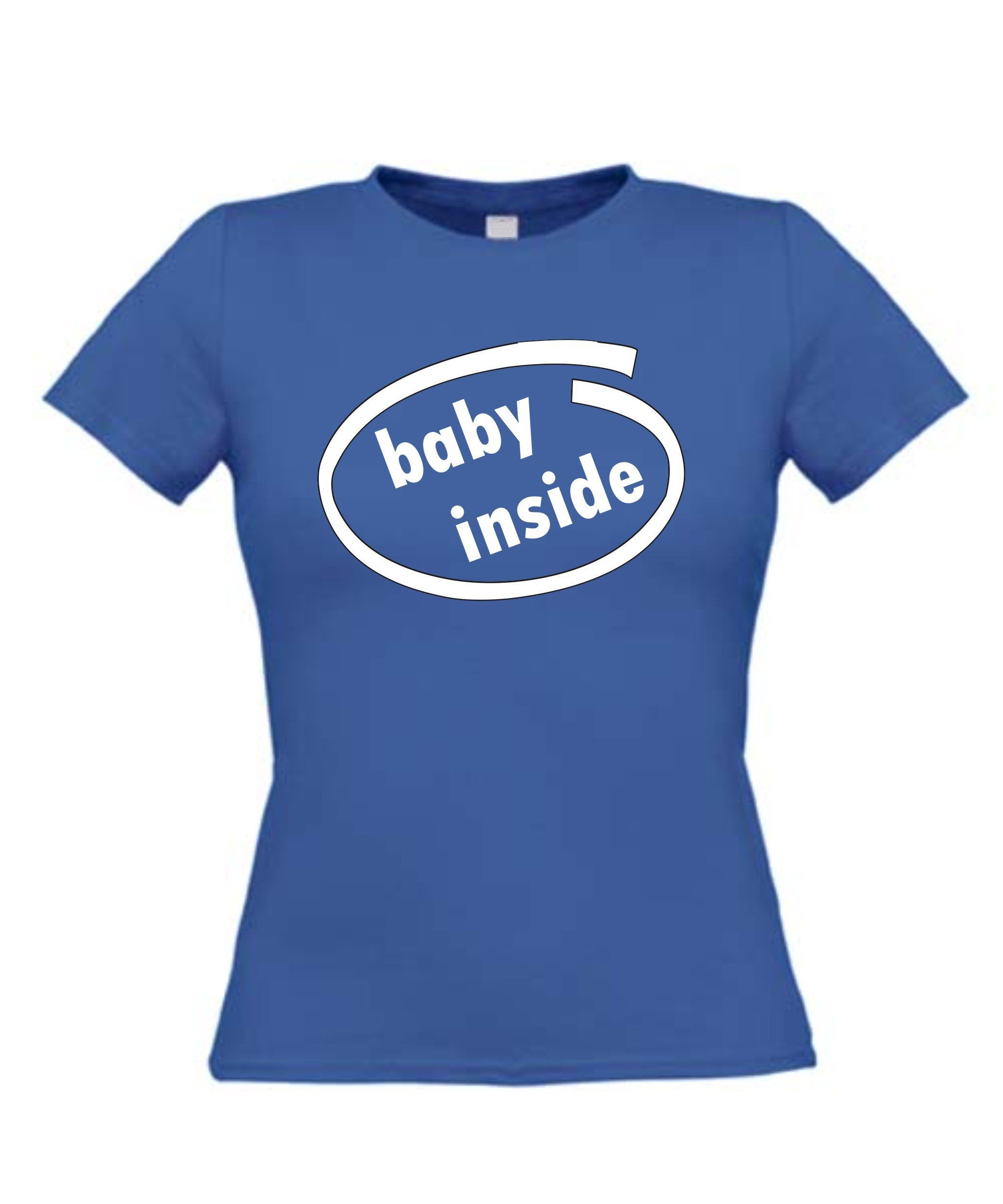 Baby inside t-shirt