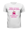 Bakker wij hoeven vandaag geen gebak wij hebben al n oude taart t-shirt