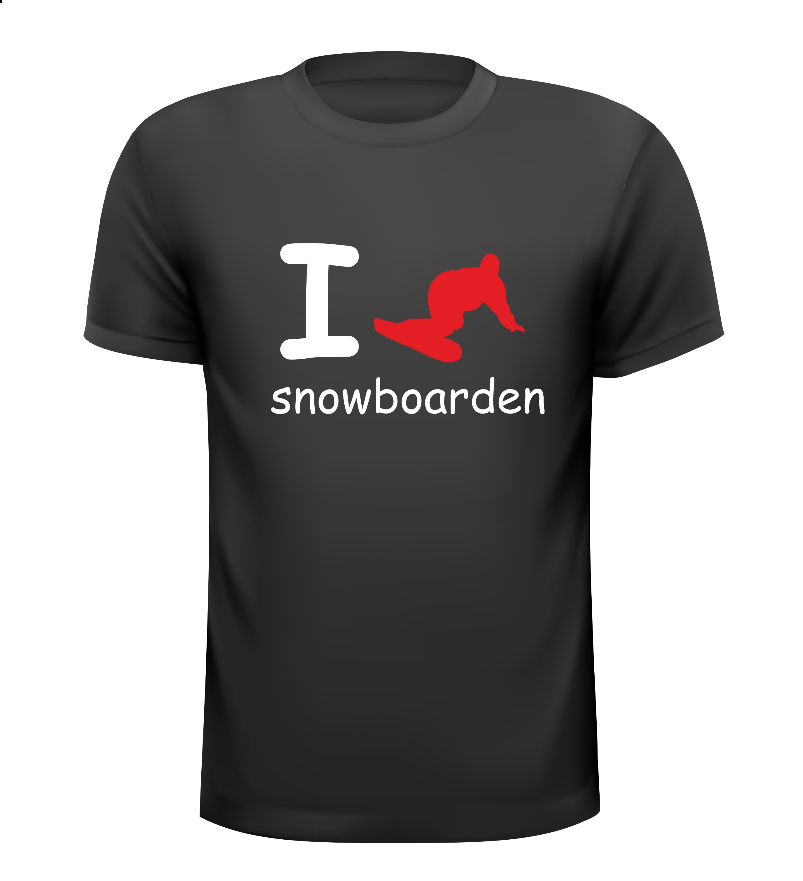 I love Snowboard T-shirt