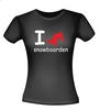 foto 2 I love Snowboard T-shirt