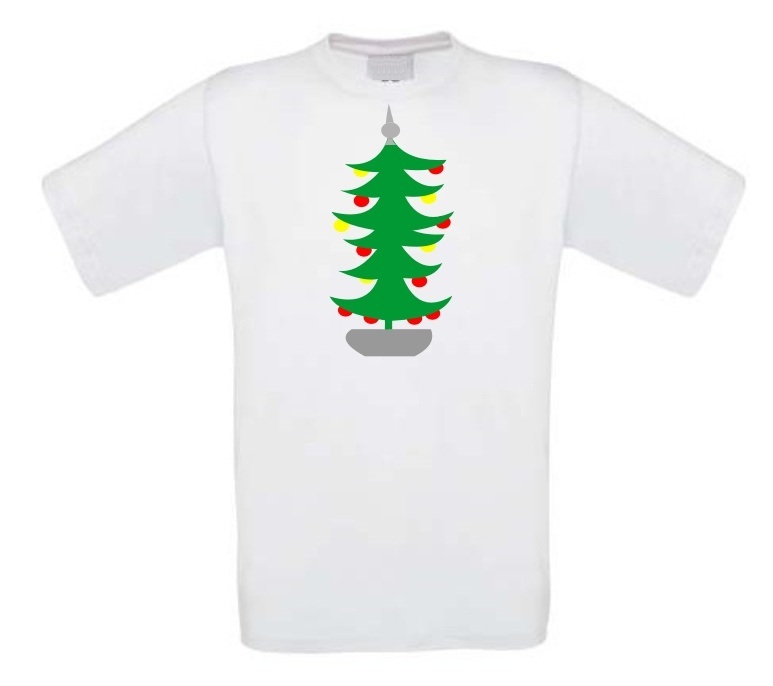 Kerstboom t-shirt