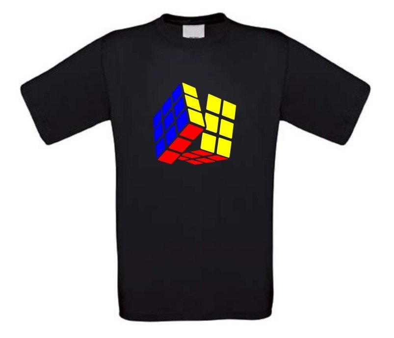 Rubiks kubus t-shirt