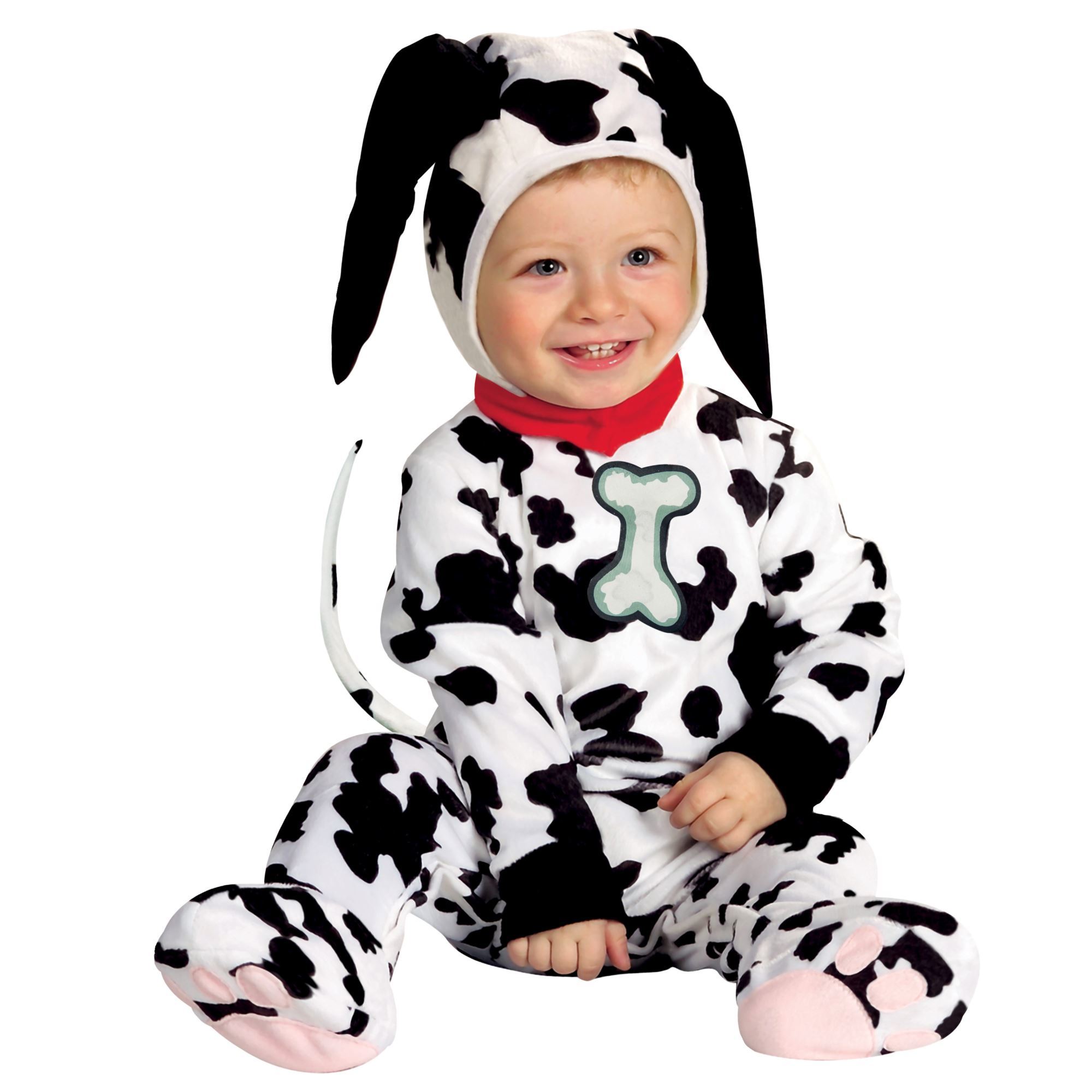 baby dalmatier verkleed kostuum woef woef 1-2 jaar