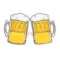 Bier bril met bierglazen volwassen voor oktoberfest Bier bril met bierglazen volwassen voor oktoberfest