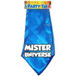 Fun stropdas Mister Universe  aanbieding