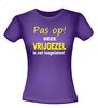 foto 4 Fun T-shirt funny shirt  Pas op deze vrijgezel is net Losgelaten