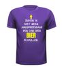 foto 3 Fun T-shirt funny shirt Indien ik niet meer aanspreekbaar ben dan hier bier bijvullen