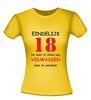 foto 16 Grappig 18 jaar verjaardag t-shirt eindelijk 18 jaar nu moet ik nog volwassen worden