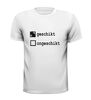 foto 13 Grappig geschikt t-shirt statement shirt met aangevinkt vakje