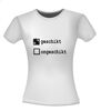 foto 14 Grappig geschikt t-shirt statement shirt met aangevinkt vakje