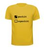 foto 15 Grappig geschikt t-shirt statement shirt met aangevinkt vakje