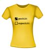 foto 16 Grappig geschikt t-shirt statement shirt met aangevinkt vakje